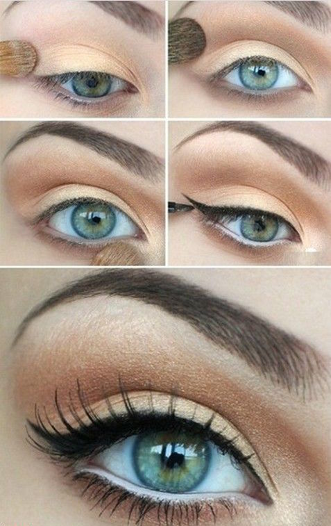 Daytime cat eye tutorial: This natural cat eye makeup is amazing and you can do it really fast!