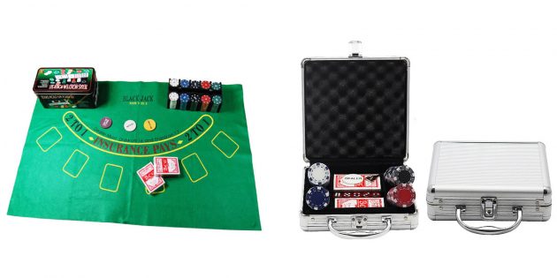 Что подарить парню на 23 Февраля: Набор для игры в покер