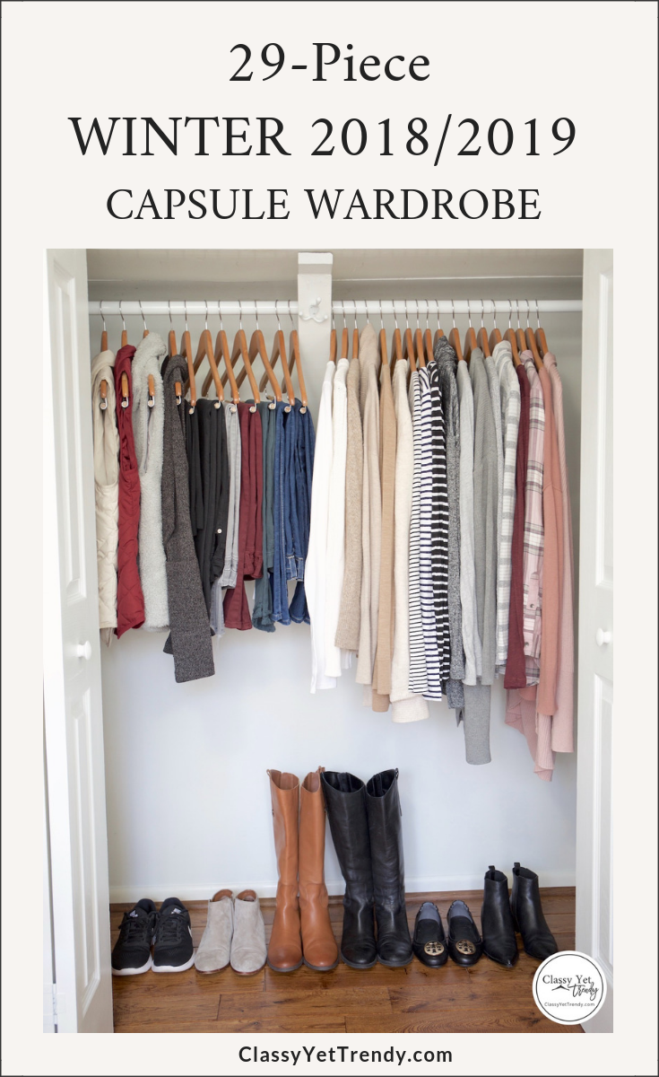 My 29-Piece Winter 2018-2019 Capsule Wardrobe