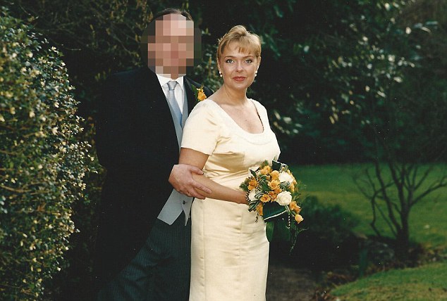 Til divorce us do part: Karen and Stephen on their wedding day in 1999