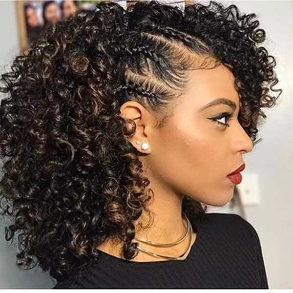 Skinny side braids