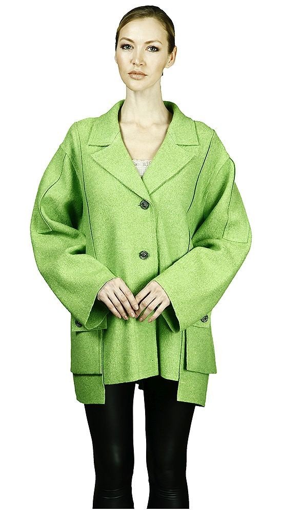 Модные пальто осень зима 2019 2020: салатовое