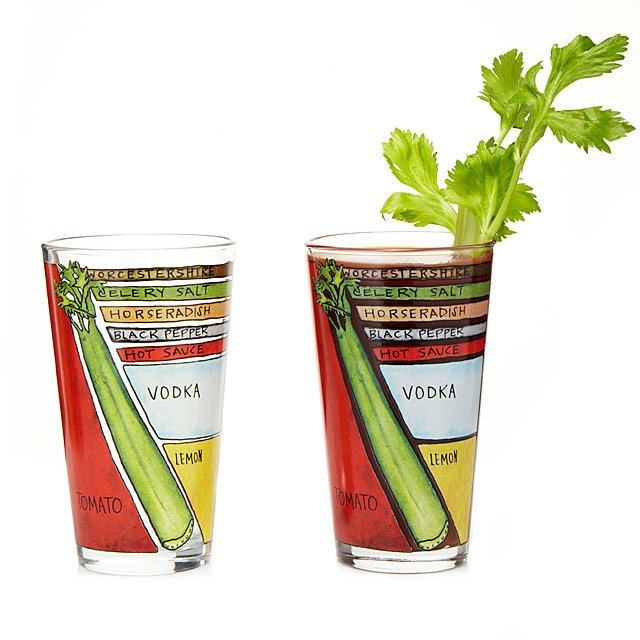 Inexpensive Hostess Gifts 2020: Bloody Mary Glass Gift Set 2020