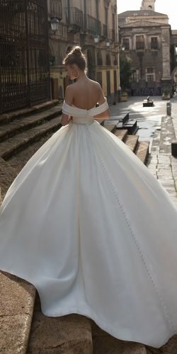  best wedding dresses ball gown off the shoulder simple navibluebridal